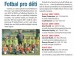 článek - fotbal pre deti